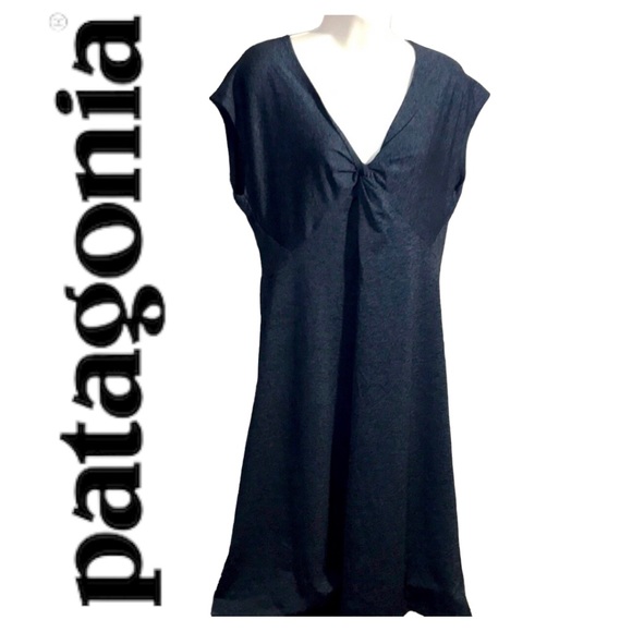 Patagonia Bhanda Dress Twist Knot V neck - Picture 1 of 7